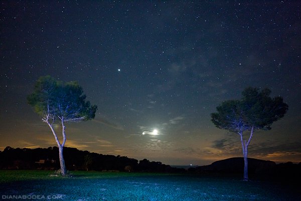 Conjunction Moon-Venus